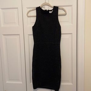 John + Jenn dress size S. Black with subtle sparkles and ribbed material.